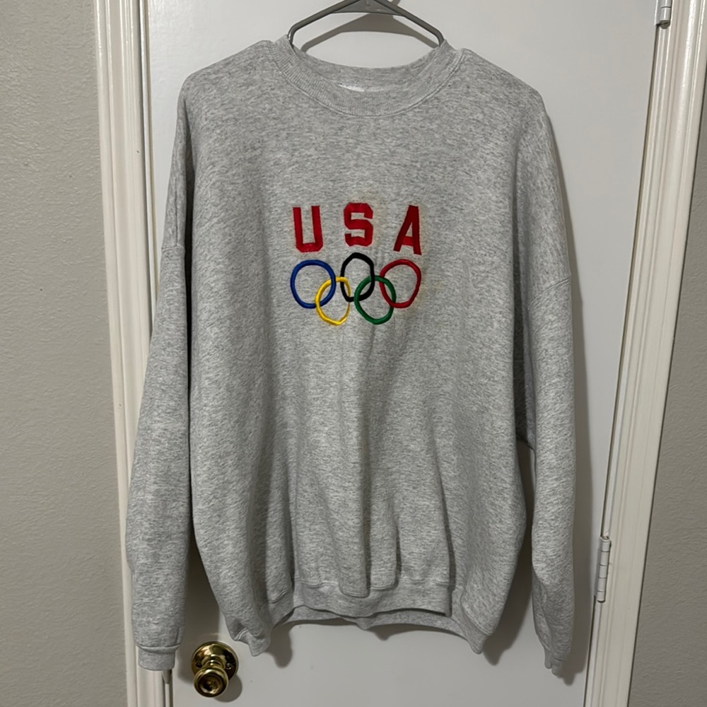 Gray USA Olympic Sweater